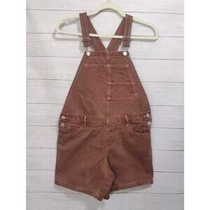 Thereabouts Girls One Piece Bib Front Overall Shorts Size 14 - Gently Used